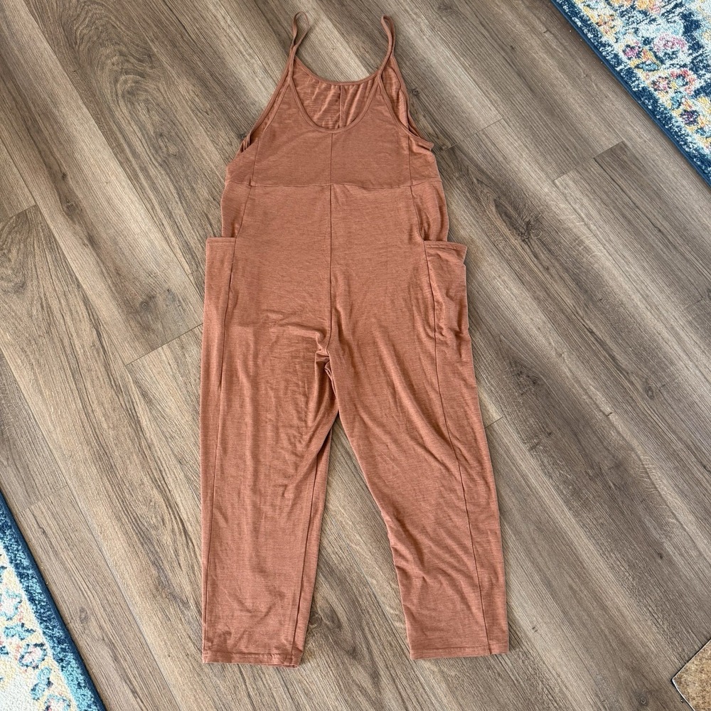 Vuori Breezy Jumpsuit Copper Heather VW4006 Women's Size Medium